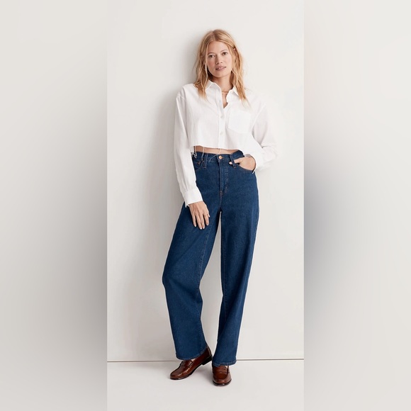 Madewell Denim - Madewell The Perfect Vintage Wide-Leg Jean in Fairdale Wash